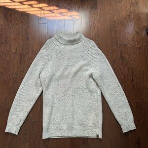 USED The Normal Brand Seawool Nep Turtleneck sweater Men’s XL Cream
